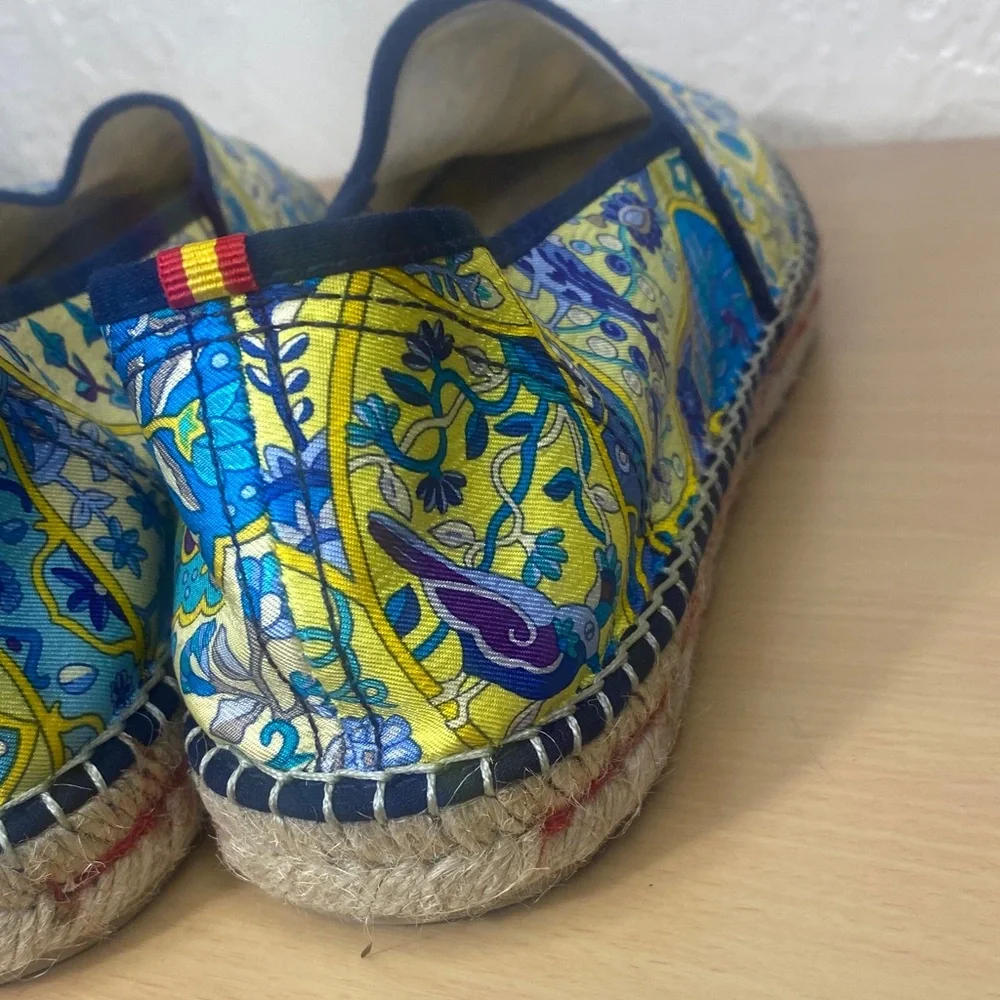 Vibrant Patterned Espadrille Slip-Ons - Picture 7 of 11